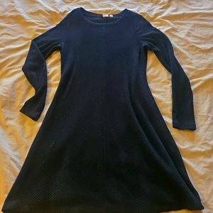 Long sleeve black dress